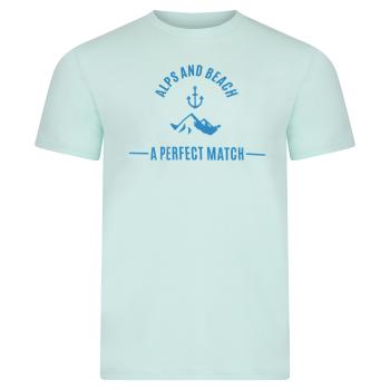 Unisex T-Shirt SUMMER FEELING Caribbean Blue Neon Blue Vorderseite